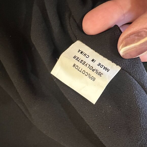 SOLARIS STYLE Classic Strappy Satiny Little Black Dress Size Small - Picture 9 of 9